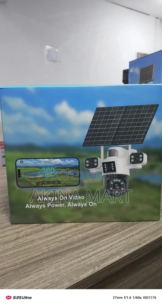 4g Solar Camera 4 Lens Solar Camera Aov · Photo 2