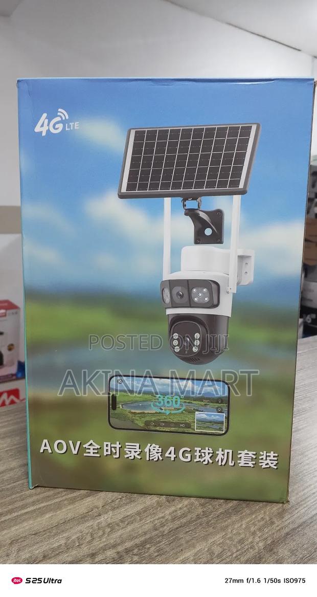 4g Solar Camera Dual Lens Solar Camera Aov · Photo 1