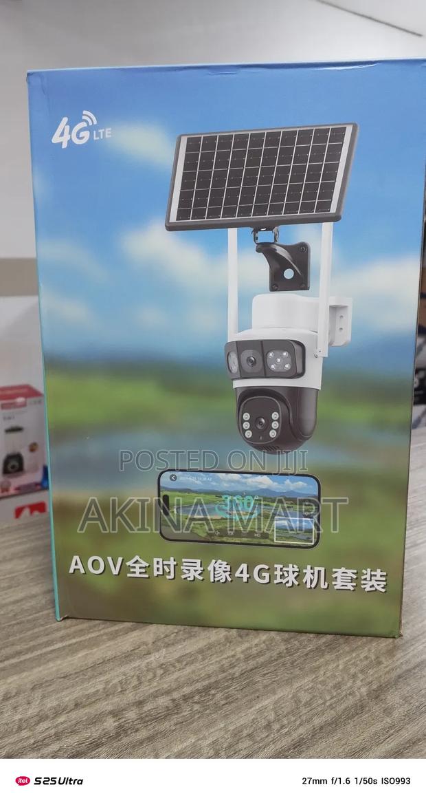 4g Solar Camera Dual Lens Solar Camera Aov · Photo 2