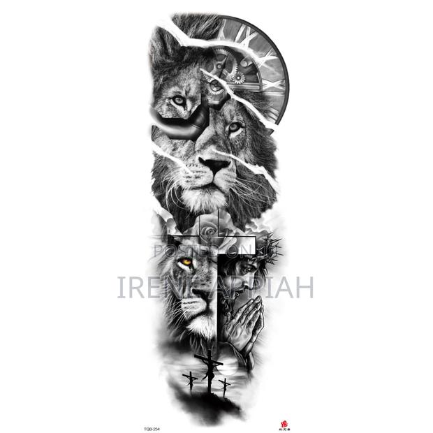 Full Sleeve and Thigh Temporary Tattoo Stickers · Photo 7