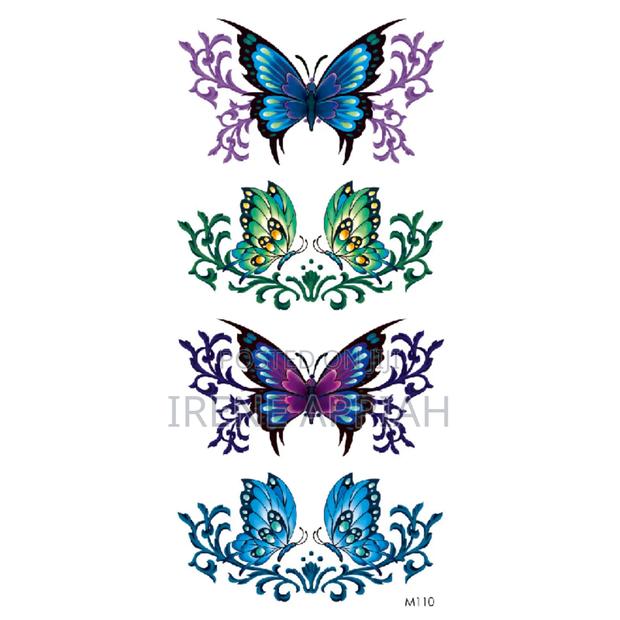 Butterflies and Flowers Tattoo Stickers · Photo 3