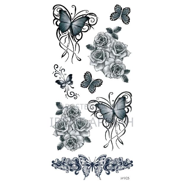 Butterflies and Flowers Tattoo Stickers · Photo 8