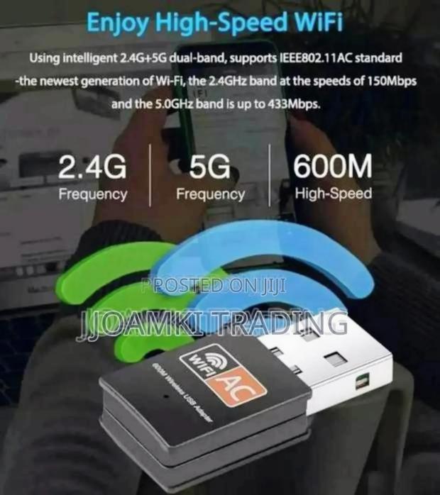 600mps Dual Band 2.4-5.8ghz Wifi/Wireless Adapter · Photo 3
