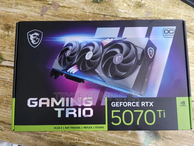 Msi Gaming Trio RTX 5070 Ti 16gb Graphic Card · Photo 1
