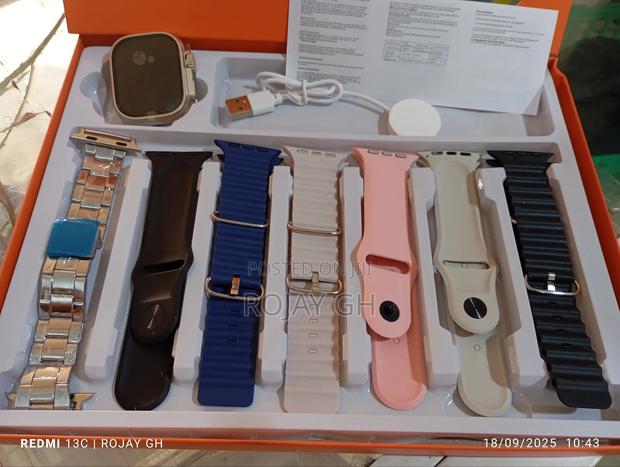New Version Ultra 7-in-1 Straps Smart Watch - Multicolors · Photo 3