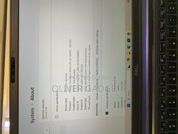 Laptop Dell Latitude 7400 16GB Intel Core i5 SSD 256GB · Photo 6