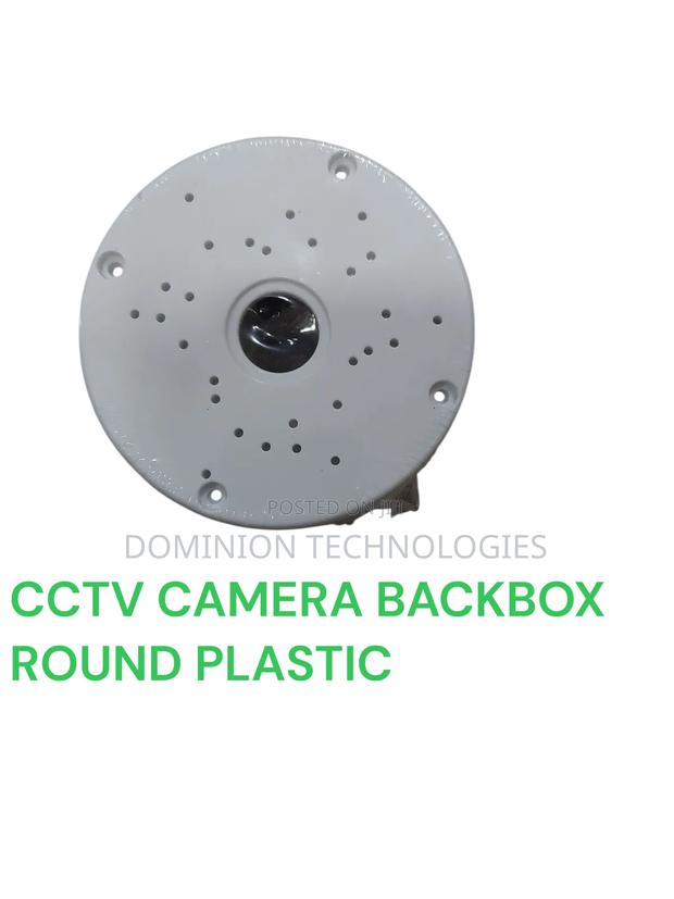 CCTV Camera Backbox Round Plastic · Photo 1