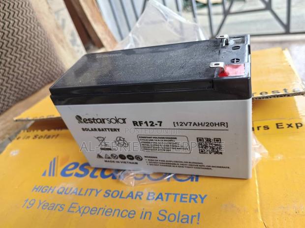 Solar Battery (12v 7ah / 20hr) · Photo 1