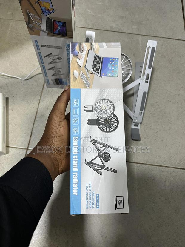 Metal Laptop Stand With With Detachable Fan · Photo 4