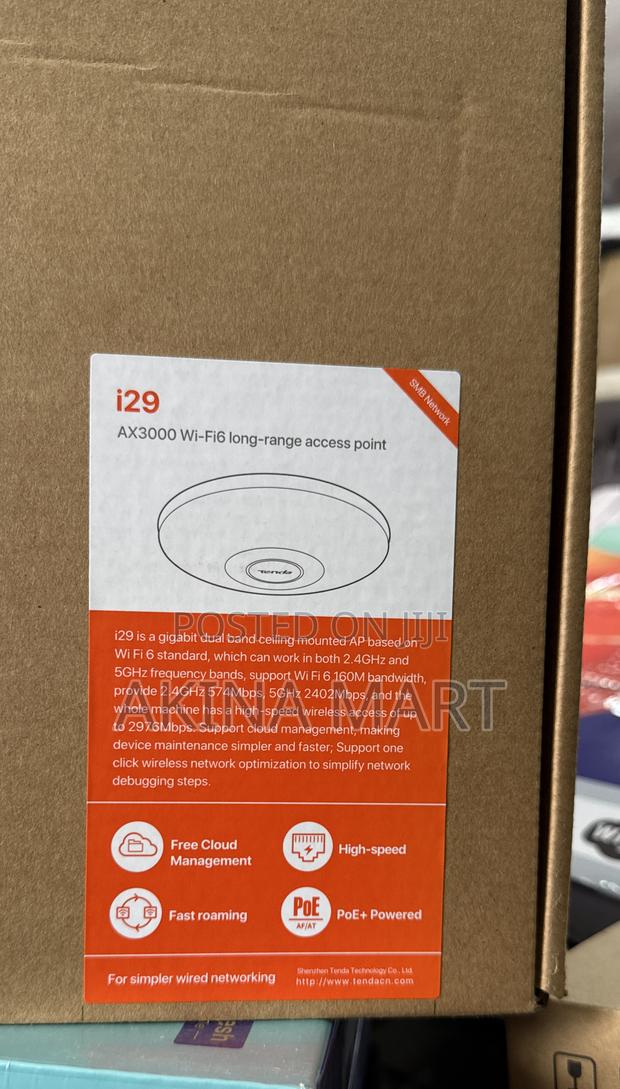 Tenda I29 Ax3000 Wi-Fi 6 Long Range Access Point I29 · Photo 3