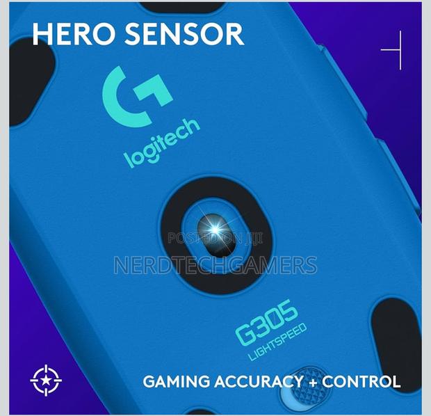 Logitech G305 Lightspeed Wireless Gaming Mouse, Hero Sensor · Photo 5
