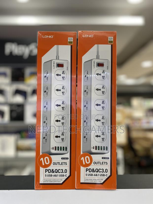 Ldnio Sc10610 Power Socket Pd 20w Fast Charging Smart Power Strips 10 · Photo 1