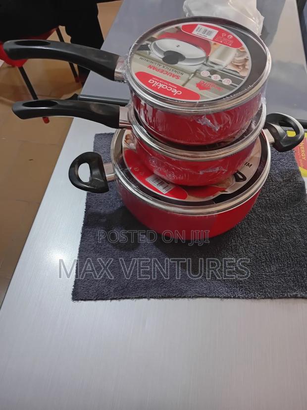 Non-Stick Aluminium Cooking Utensil 3 Set · Photo 1