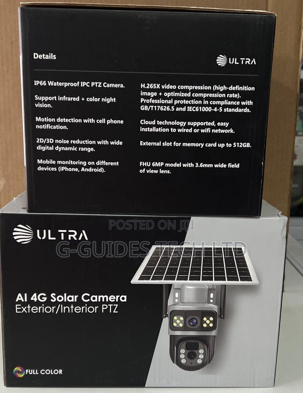 Ultra Ai Dual-Lens Wifi Solar Camera 6mp, Ultra Wi-Fi Solar PTZ Camera · Photo 4