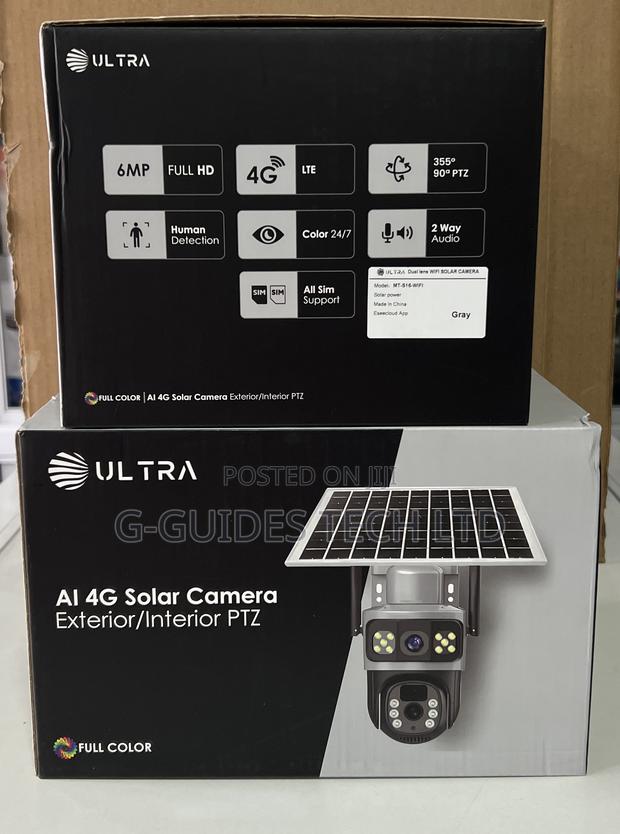 Ultra Ai Dual-Lens Wifi Solar Camera 6mp, Ultra Wi-Fi Solar PTZ Camera · Photo 2