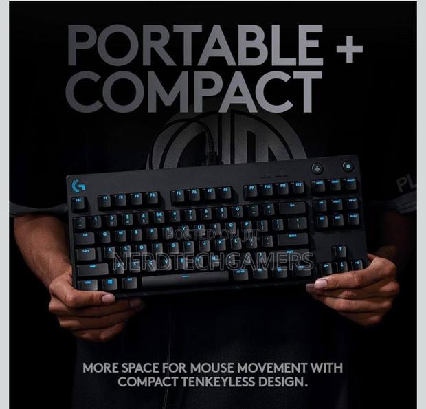Logitech G Pro Mechanical Gaming Keyboard, Ultra Portable Tenkeyless D · Photo 3