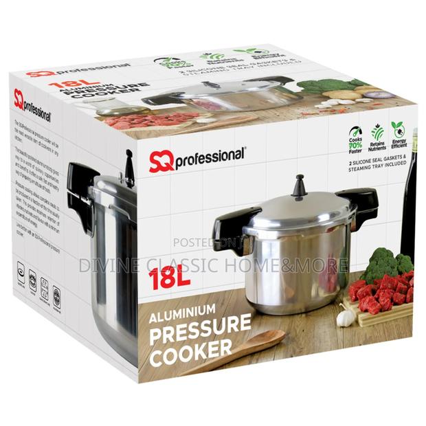 Sq Professional Aluminium Pressure Cookers 18l · Photo 1