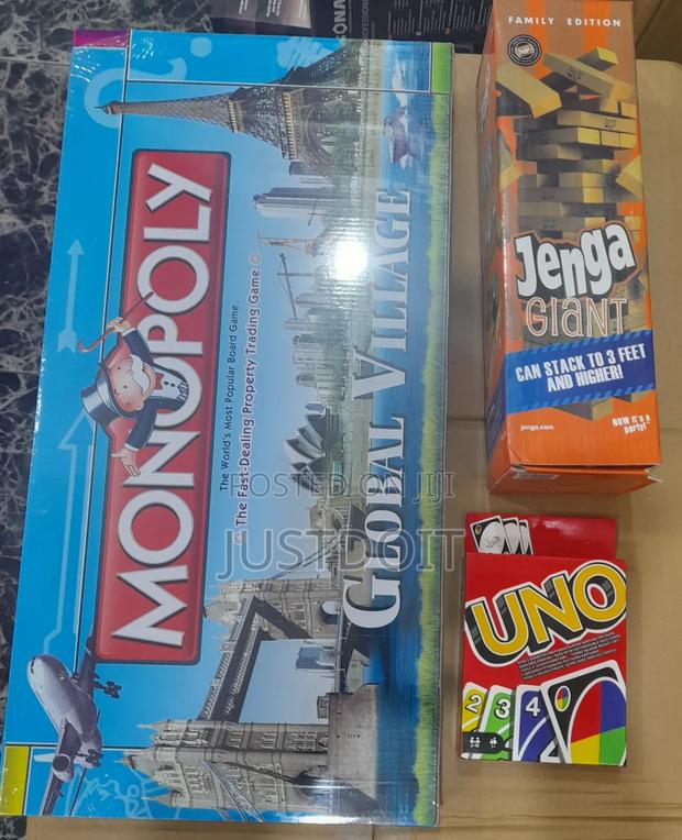 Monopoly + Jenga + Uno Game Pack · Photo 1