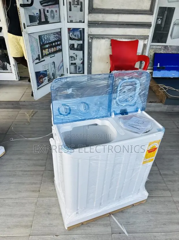Lovely New White 10kg Nasco Wash and Spin Wm Semi Automatic · Photo 1