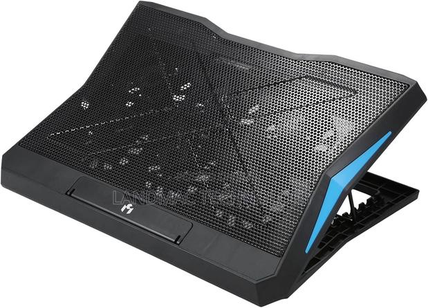 17" Foldable Laptop Cooler 6-Fan Stand Low Noise 6-Level · Photo 1
