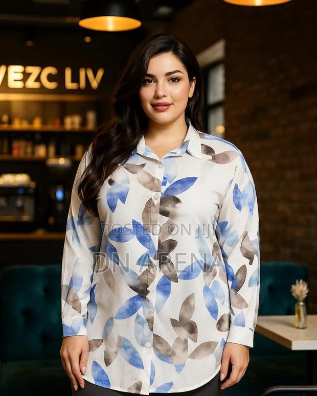 Varieties of Floral Ladies Long Sleeves Shirt · Photo 1