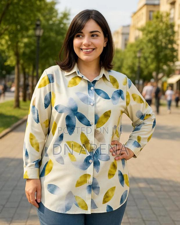 Varieties of Floral Ladies Long Sleeves Shirt · Photo 2