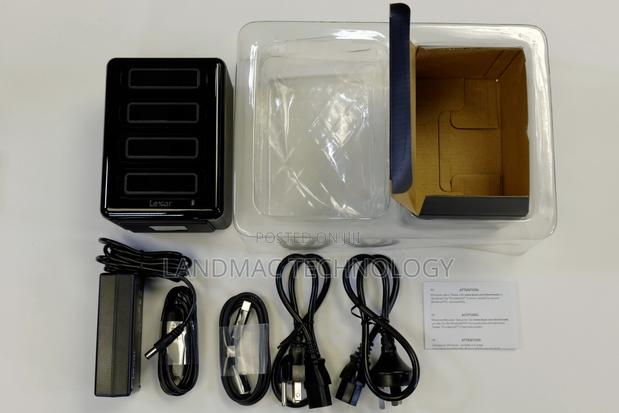 Lexar Professional Workflow Hr1 Four-bay Usb 3.0 Reader Hub - Black · Photo 3