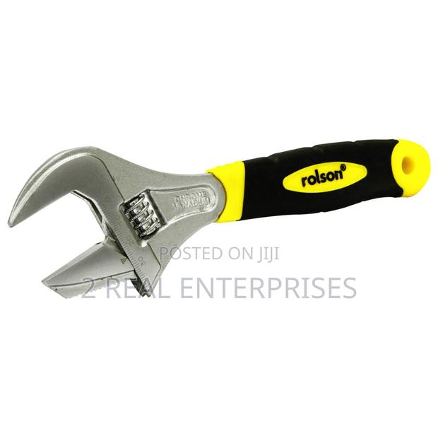 Rolson 19025 2-in-1 Extra Wide Adjustable/Pipe Wrench · Photo 1