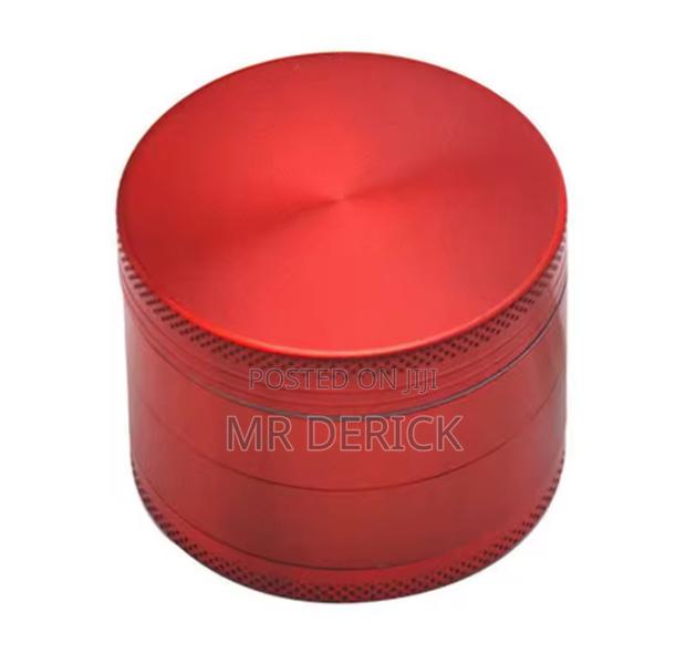 Red Mini 40mm 4 Layers Dry Herb Grinder or Crusher Metal Zinc Alloy · Photo 1