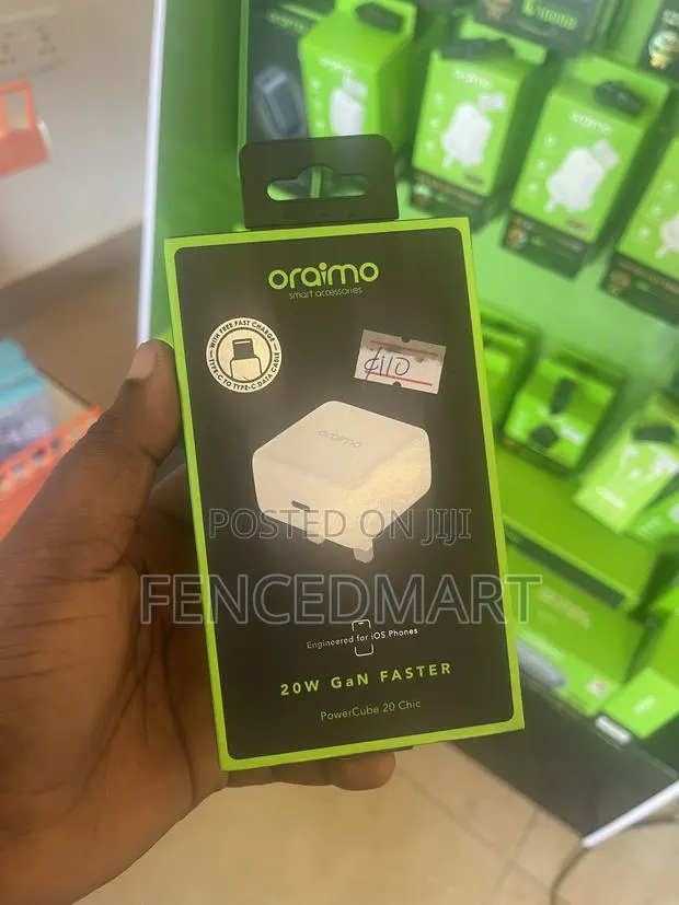 Oraimo PowerCube 20 Chic 20W GaN USB-C Fast Charger · Photo 1