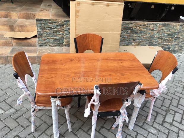 Dinning Table With 4 Chairs(Wooden) · Photo 1