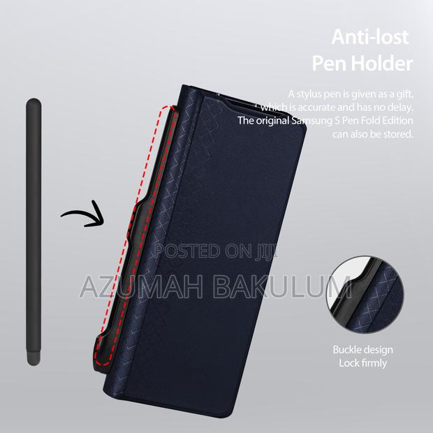Samsung Galaxy Z Fold 7 Brill Leather Flip Case With S Pen · Photo 5