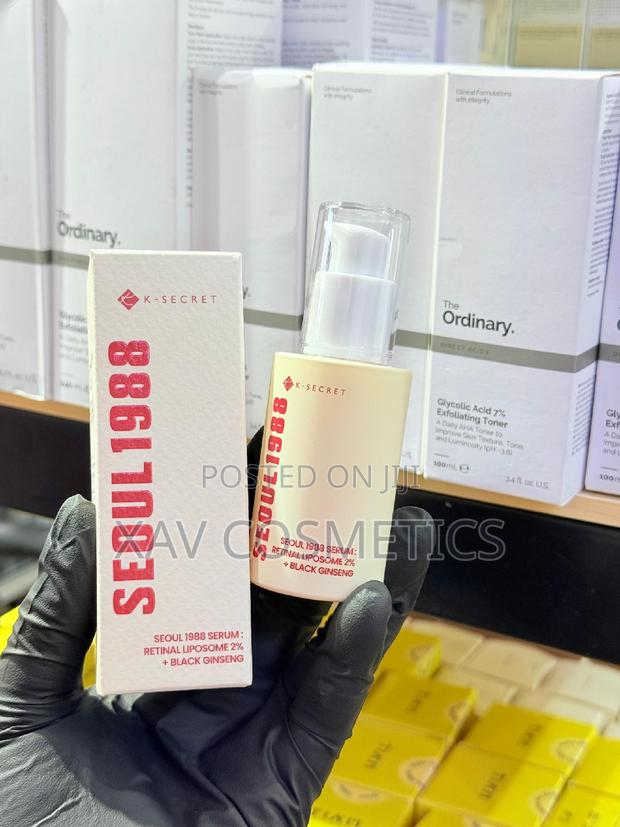 K-Secret Seoul 1988 Serum: Retinal Liposome 2% + Black Ginseng (30ml) · Photo 1