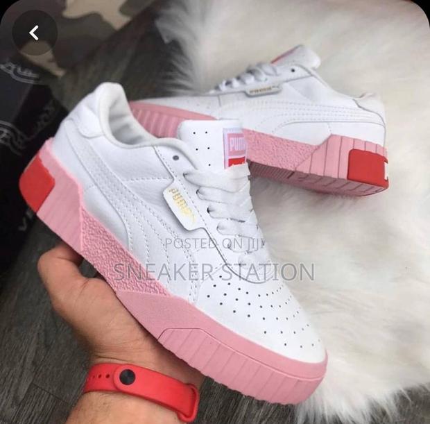 Quality Puma Cali White/Pink Sneakers · Photo 3
