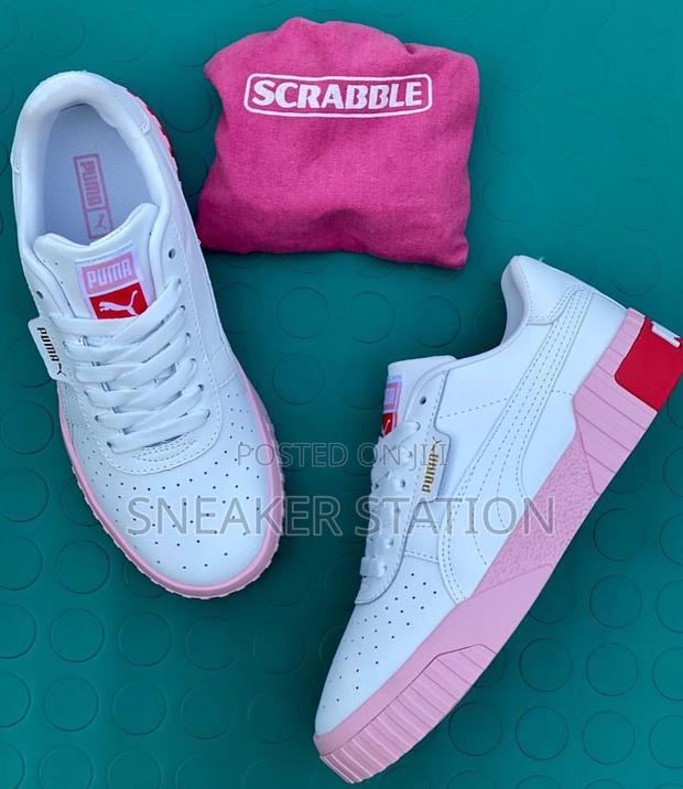 Quality Puma Cali White/Pink Sneakers · Photo 2