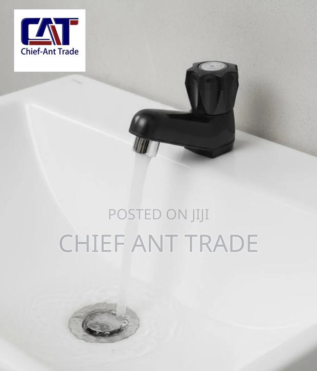 PVC Basin Faucet Black · Photo 1