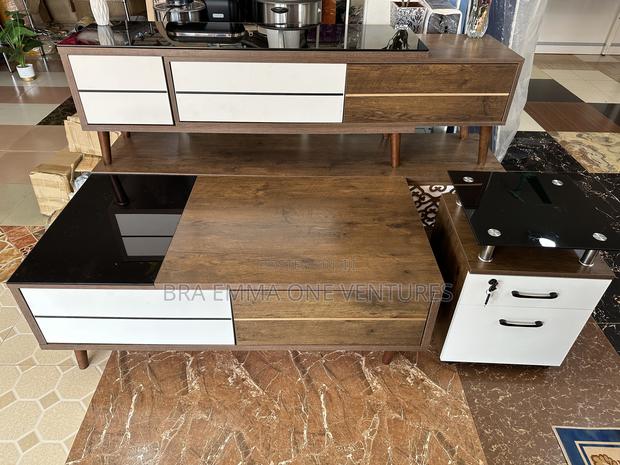 Set Of Tv Stand,Center Table And Bedside Drawer · Photo 2