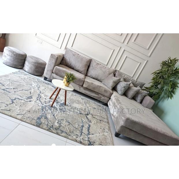 Best Quality Ghanaian Made Sofa Chairs L -Shaped Design With Tables · Photo 1