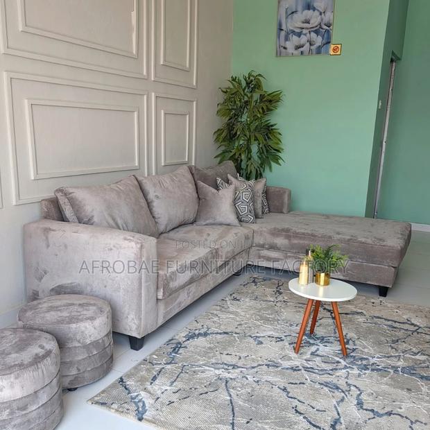 Modern L- Shaped Sofa Chairs Set Quality and Affordable · Photo 1