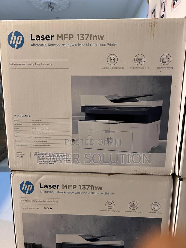 Hp Laser Mfp 137fnw Printer · Photo 1