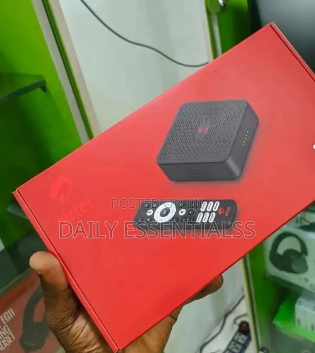 Airtel 4g Lte Android Tv Box + Wifi Router · Photo 1