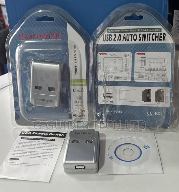 2-Port Usb Printer Switch, 2-Port Usb Auto Sharing Switch · Photo 2