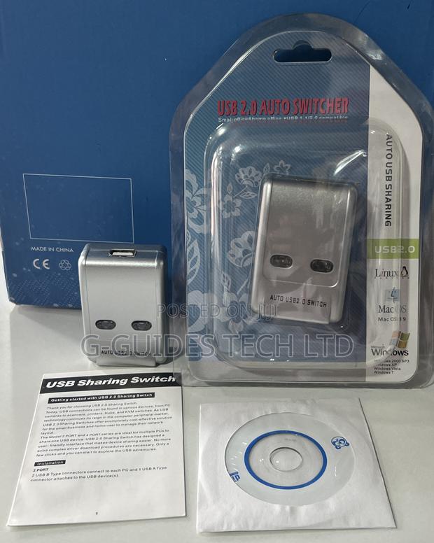 2-Port Usb Printer Switch, 2-Port Usb Auto Sharing Switch · Photo 4