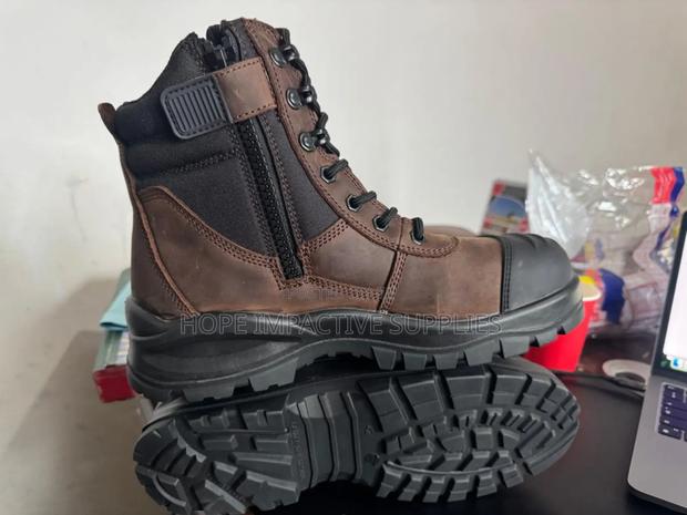 Safetoe Toe Safety Desert Boot<>(Coffee Brown Colour)