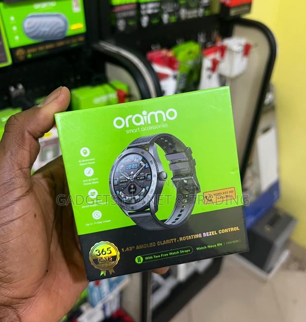 Oraimo Watch Nova Rn 1.43'' Amoled Rotating Bezel Control Smart Watch · Photo 1