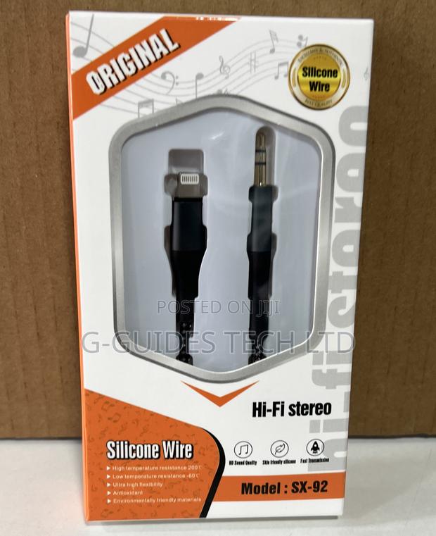 iPhone to 3.5mm Audio Jack Cable, Hi-Fi Stereo Silicone Cable · Photo 2