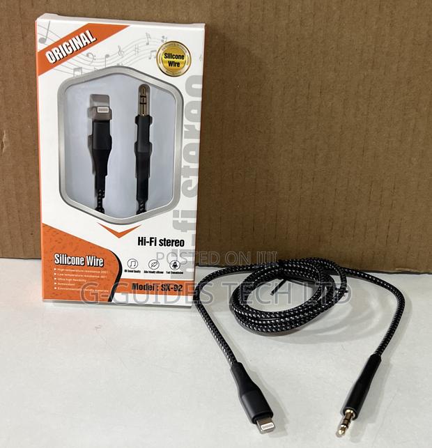 iPhone to 3.5mm Audio Jack Cable, Hi-Fi Stereo Silicone Cable · Photo 3