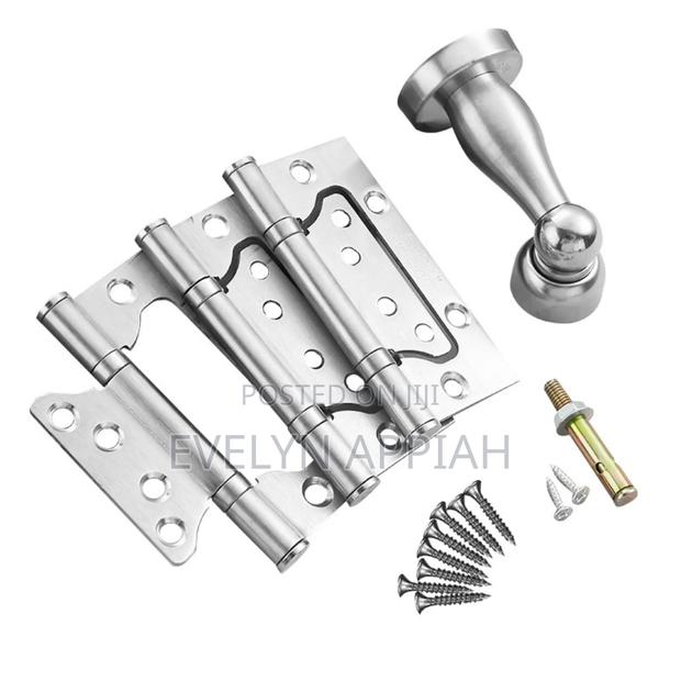 3pcs Door Hinges With Door Stopper · Photo 1