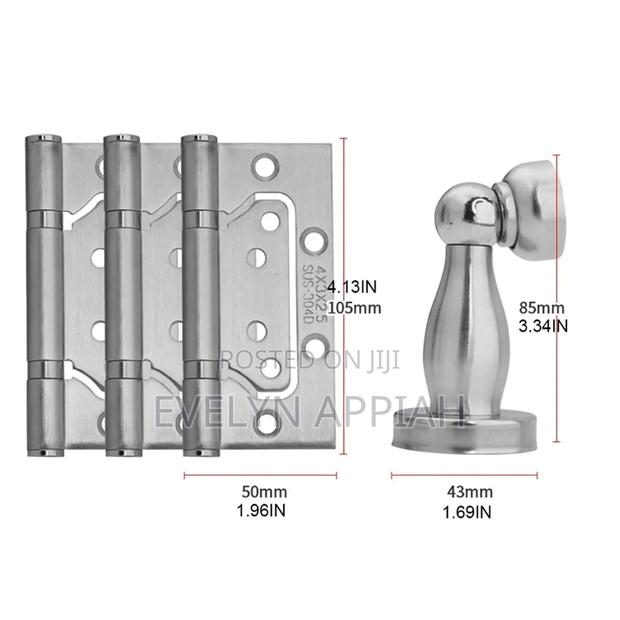 3pcs Door Hinges With Door Stopper · Photo 4