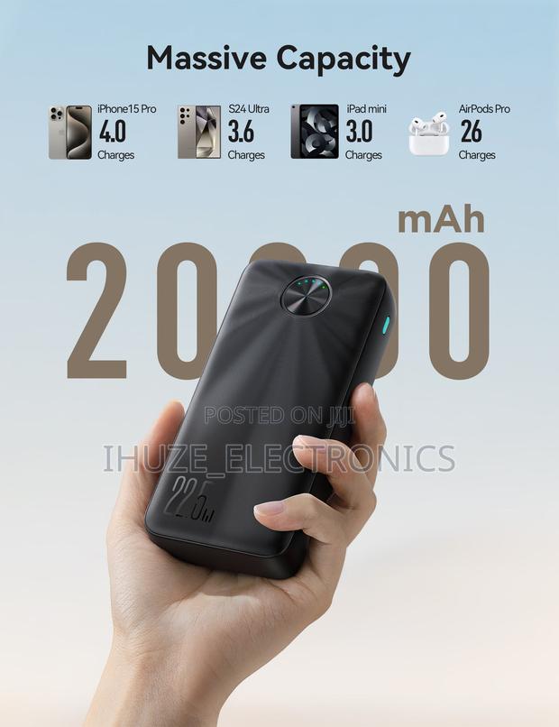 Joyroom 22.5w Fast Charging Power Bank 20000mah (Usb-c) · Photo 3